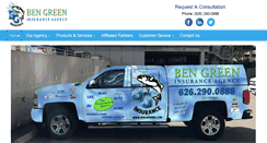 Desktop Screenshot of bengreenins.com