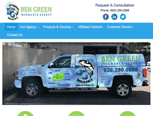Tablet Screenshot of bengreenins.com